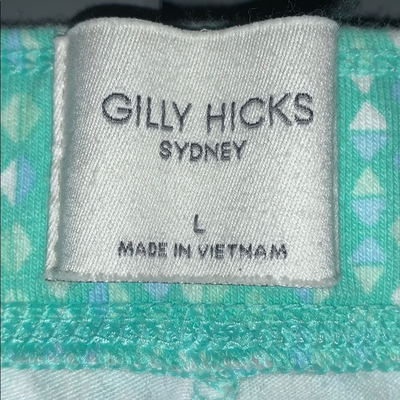Gilly Hicks mint green patterned leggings size L - Picture 5 of 5